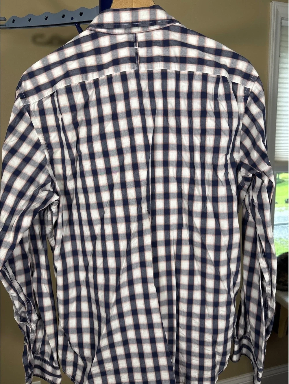 Banana Republic Soft Wash Tailored Slim Fit Long Sleeve Shirt Large